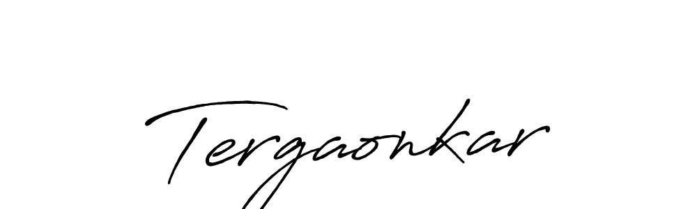 You can use this online signature creator to create a handwritten signature for the name Tergaonkar. This is the best online autograph maker. Tergaonkar signature style 7 images and pictures png