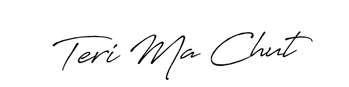 Also we have Teri Ma Chut name is the best signature style. Create professional handwritten signature collection using Antro_Vectra_Bolder autograph style. Teri Ma Chut signature style 7 images and pictures png