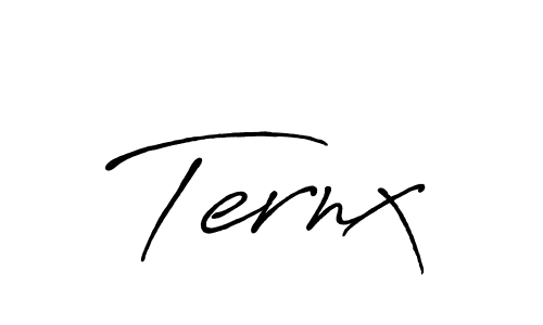 You should practise on your own different ways (Antro_Vectra_Bolder) to write your name (Ternx) in signature. don't let someone else do it for you. Ternx signature style 7 images and pictures png