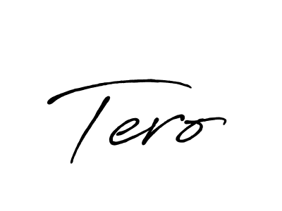Make a beautiful signature design for name Tero. With this signature (Antro_Vectra_Bolder) style, you can create a handwritten signature for free. Tero signature style 7 images and pictures png