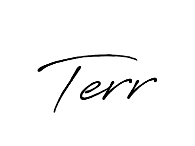 The best way (Antro_Vectra_Bolder) to make a short signature is to pick only two or three words in your name. The name Terr include a total of six letters. For converting this name. Terr signature style 7 images and pictures png