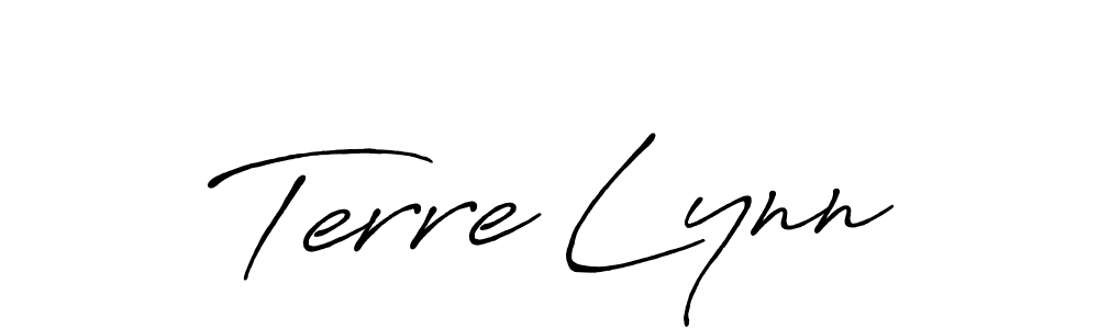 Antro_Vectra_Bolder is a professional signature style that is perfect for those who want to add a touch of class to their signature. It is also a great choice for those who want to make their signature more unique. Get Terre Lynn name to fancy signature for free. Terre Lynn signature style 7 images and pictures png