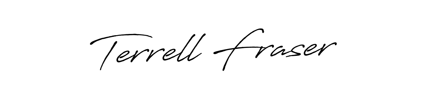 Make a beautiful signature design for name Terrell Fraser. Use this online signature maker to create a handwritten signature for free. Terrell Fraser signature style 7 images and pictures png