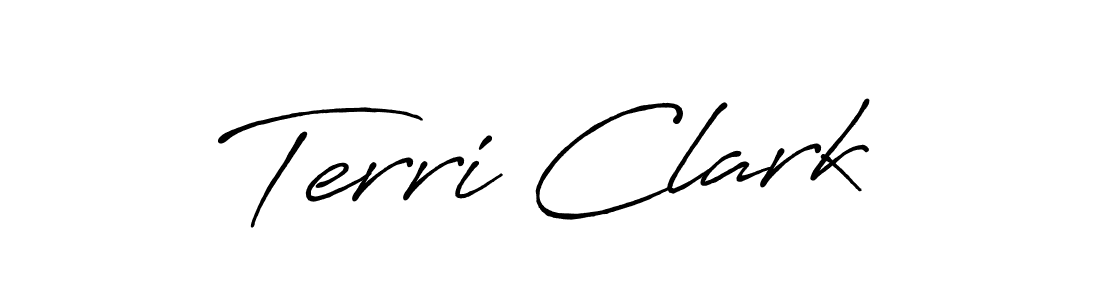 Terri Clark stylish signature style. Best Handwritten Sign (Antro_Vectra_Bolder) for my name. Handwritten Signature Collection Ideas for my name Terri Clark. Terri Clark signature style 7 images and pictures png