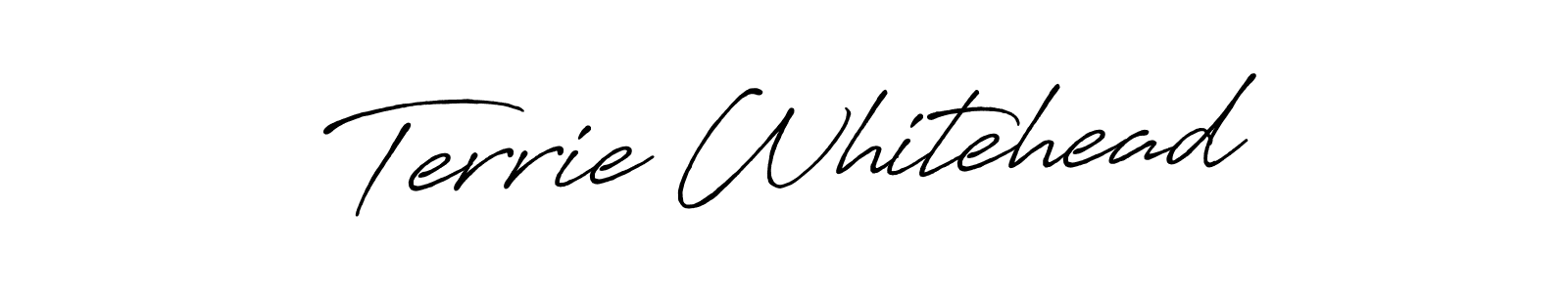 Also we have Terrie Whitehead name is the best signature style. Create professional handwritten signature collection using Antro_Vectra_Bolder autograph style. Terrie Whitehead signature style 7 images and pictures png