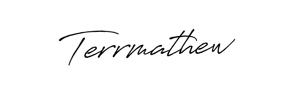 Make a beautiful signature design for name Terrmathew. Use this online signature maker to create a handwritten signature for free. Terrmathew signature style 7 images and pictures png
