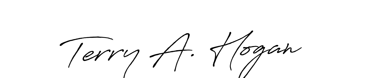 It looks lik you need a new signature style for name Terry A. Hogan. Design unique handwritten (Antro_Vectra_Bolder) signature with our free signature maker in just a few clicks. Terry A. Hogan signature style 7 images and pictures png