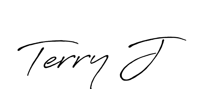 How to Draw Terry J signature style? Antro_Vectra_Bolder is a latest design signature styles for name Terry J. Terry J signature style 7 images and pictures png
