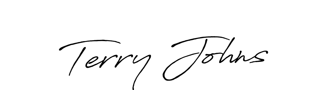 The best way (Antro_Vectra_Bolder) to make a short signature is to pick only two or three words in your name. The name Terry Johns include a total of six letters. For converting this name. Terry Johns signature style 7 images and pictures png