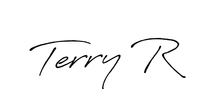 It looks lik you need a new signature style for name Terry R. Design unique handwritten (Antro_Vectra_Bolder) signature with our free signature maker in just a few clicks. Terry R signature style 7 images and pictures png
