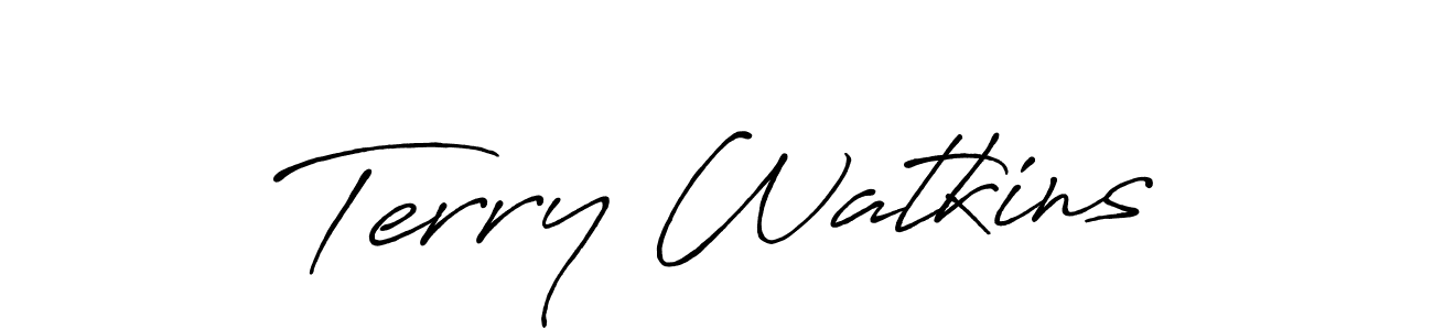 How to make Terry Watkins signature? Antro_Vectra_Bolder is a professional autograph style. Create handwritten signature for Terry Watkins name. Terry Watkins signature style 7 images and pictures png