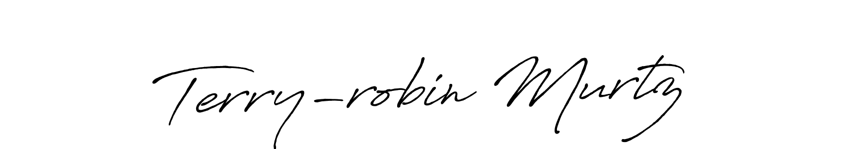 Antro_Vectra_Bolder is a professional signature style that is perfect for those who want to add a touch of class to their signature. It is also a great choice for those who want to make their signature more unique. Get Terry-robin Murtz name to fancy signature for free. Terry-robin Murtz signature style 7 images and pictures png