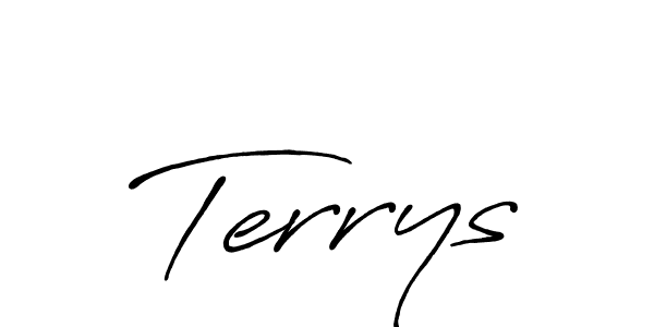 Antro_Vectra_Bolder is a professional signature style that is perfect for those who want to add a touch of class to their signature. It is also a great choice for those who want to make their signature more unique. Get Terrys name to fancy signature for free. Terrys signature style 7 images and pictures png