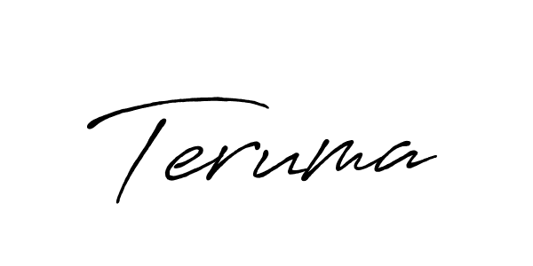 You should practise on your own different ways (Antro_Vectra_Bolder) to write your name (Teruma) in signature. don't let someone else do it for you. Teruma signature style 7 images and pictures png