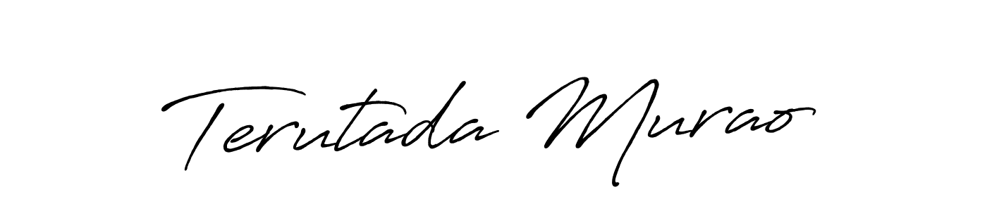 How to Draw Terutada Murao signature style? Antro_Vectra_Bolder is a latest design signature styles for name Terutada Murao. Terutada Murao signature style 7 images and pictures png