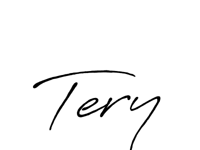 This is the best signature style for the Tery name. Also you like these signature font (Antro_Vectra_Bolder). Mix name signature. Tery signature style 7 images and pictures png