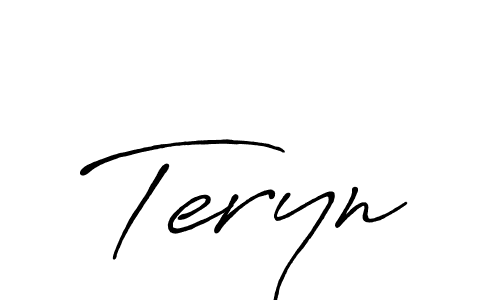 It looks lik you need a new signature style for name Teryn. Design unique handwritten (Antro_Vectra_Bolder) signature with our free signature maker in just a few clicks. Teryn signature style 7 images and pictures png