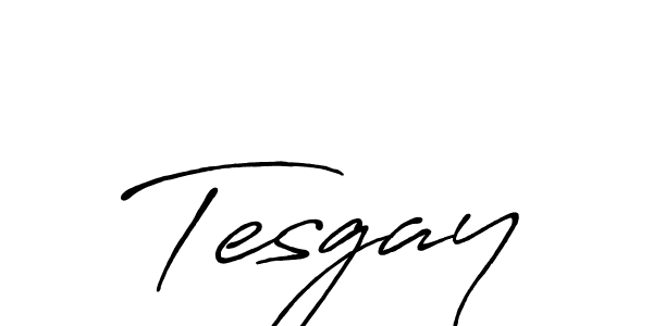 Make a beautiful signature design for name Tesgay. With this signature (Antro_Vectra_Bolder) style, you can create a handwritten signature for free. Tesgay signature style 7 images and pictures png