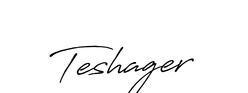 Create a beautiful signature design for name Teshager. With this signature (Antro_Vectra_Bolder) fonts, you can make a handwritten signature for free. Teshager signature style 7 images and pictures png