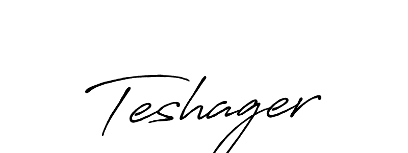 Create a beautiful signature design for name Teshager. With this signature (Antro_Vectra_Bolder) fonts, you can make a handwritten signature for free. Teshager signature style 7 images and pictures png