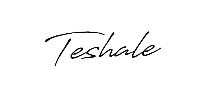 How to make Teshale signature? Antro_Vectra_Bolder is a professional autograph style. Create handwritten signature for Teshale name. Teshale signature style 7 images and pictures png