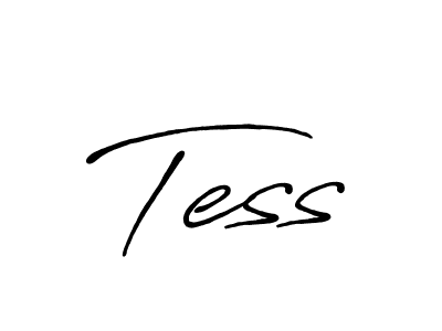 How to make Tess name signature. Use Antro_Vectra_Bolder style for creating short signs online. This is the latest handwritten sign. Tess signature style 7 images and pictures png