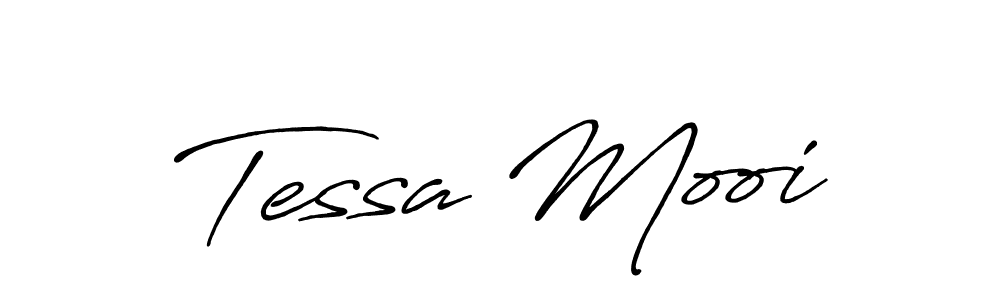 Antro_Vectra_Bolder is a professional signature style that is perfect for those who want to add a touch of class to their signature. It is also a great choice for those who want to make their signature more unique. Get Tessa Mooi name to fancy signature for free. Tessa Mooi signature style 7 images and pictures png