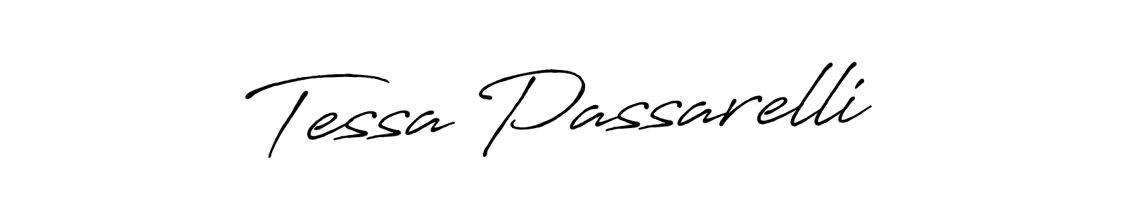 Antro_Vectra_Bolder is a professional signature style that is perfect for those who want to add a touch of class to their signature. It is also a great choice for those who want to make their signature more unique. Get Tessa Passarelli name to fancy signature for free. Tessa Passarelli signature style 7 images and pictures png