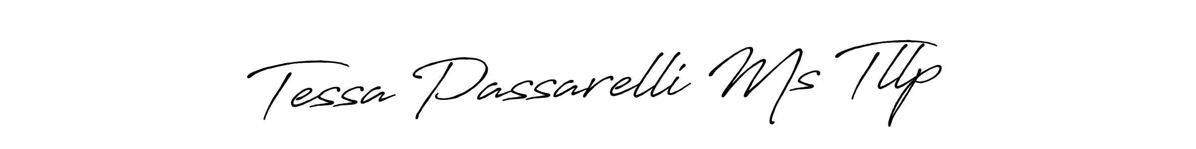 Also You can easily find your signature by using the search form. We will create Tessa Passarelli Ms Tllp name handwritten signature images for you free of cost using Antro_Vectra_Bolder sign style. Tessa Passarelli Ms Tllp signature style 7 images and pictures png