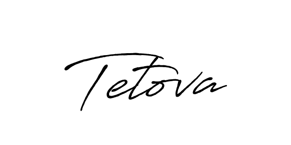 Make a beautiful signature design for name Tetova. With this signature (Antro_Vectra_Bolder) style, you can create a handwritten signature for free. Tetova signature style 7 images and pictures png