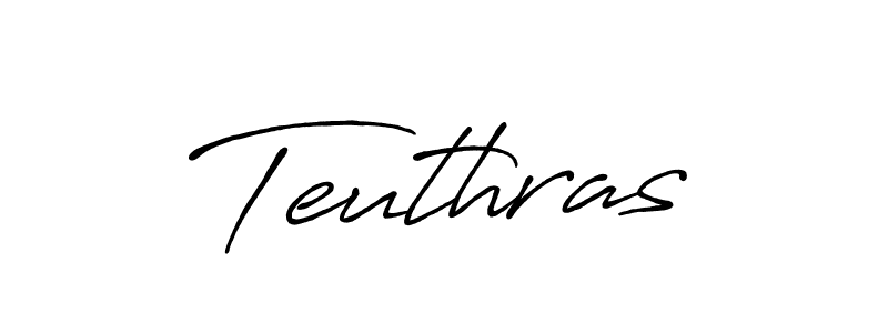 The best way (Antro_Vectra_Bolder) to make a short signature is to pick only two or three words in your name. The name Teuthras include a total of six letters. For converting this name. Teuthras signature style 7 images and pictures png