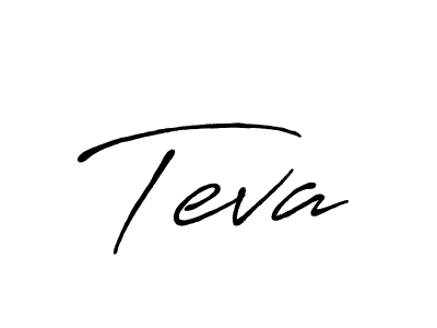 How to make Teva name signature. Use Antro_Vectra_Bolder style for creating short signs online. This is the latest handwritten sign. Teva signature style 7 images and pictures png