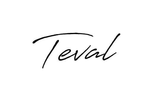 Teval stylish signature style. Best Handwritten Sign (Antro_Vectra_Bolder) for my name. Handwritten Signature Collection Ideas for my name Teval. Teval signature style 7 images and pictures png