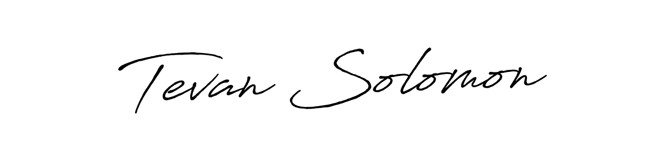 Here are the top 10 professional signature styles for the name Tevan Solomon. These are the best autograph styles you can use for your name. Tevan Solomon signature style 7 images and pictures png