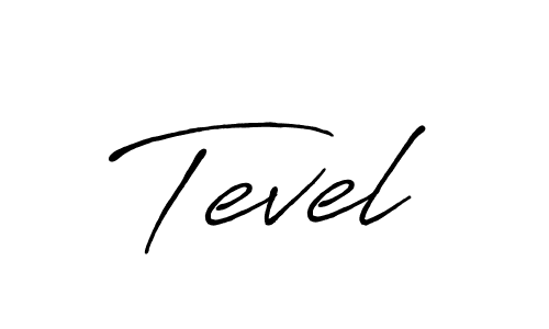 How to make Tevel signature? Antro_Vectra_Bolder is a professional autograph style. Create handwritten signature for Tevel name. Tevel signature style 7 images and pictures png