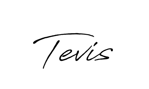 Create a beautiful signature design for name Tevis. With this signature (Antro_Vectra_Bolder) fonts, you can make a handwritten signature for free. Tevis signature style 7 images and pictures png