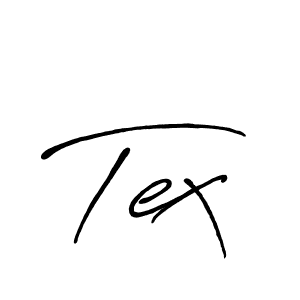 Tex stylish signature style. Best Handwritten Sign (Antro_Vectra_Bolder) for my name. Handwritten Signature Collection Ideas for my name Tex. Tex signature style 7 images and pictures png
