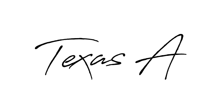 Design your own signature with our free online signature maker. With this signature software, you can create a handwritten (Antro_Vectra_Bolder) signature for name Texas A. Texas A signature style 7 images and pictures png