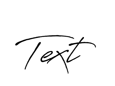 Design your own signature with our free online signature maker. With this signature software, you can create a handwritten (Antro_Vectra_Bolder) signature for name Text. Text signature style 7 images and pictures png