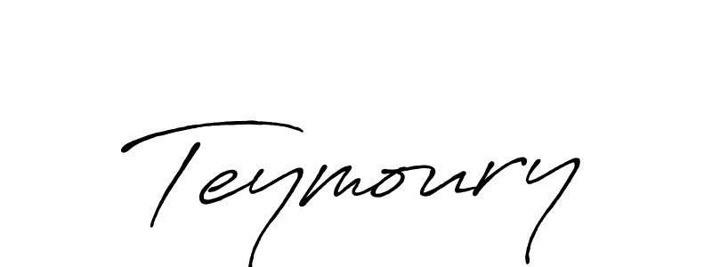 How to make Teymoury signature? Antro_Vectra_Bolder is a professional autograph style. Create handwritten signature for Teymoury name. Teymoury signature style 7 images and pictures png