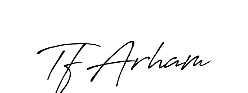 Here are the top 10 professional signature styles for the name Tf Arham. These are the best autograph styles you can use for your name. Tf Arham signature style 7 images and pictures png