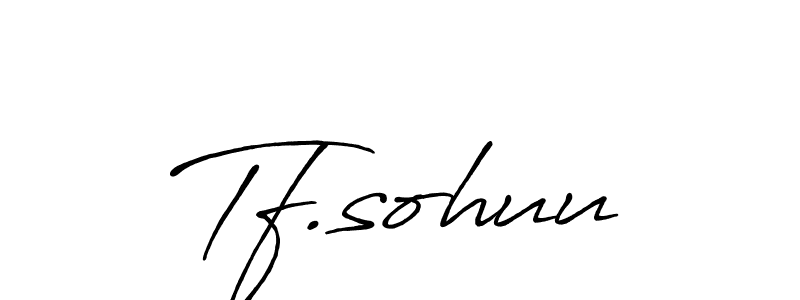 Make a beautiful signature design for name Tf.sohuu. With this signature (Antro_Vectra_Bolder) style, you can create a handwritten signature for free. Tf.sohuu signature style 7 images and pictures png