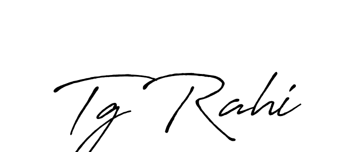 Antro_Vectra_Bolder is a professional signature style that is perfect for those who want to add a touch of class to their signature. It is also a great choice for those who want to make their signature more unique. Get Tg Rahi name to fancy signature for free. Tg Rahi signature style 7 images and pictures png