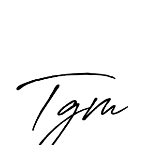 The best way (Antro_Vectra_Bolder) to make a short signature is to pick only two or three words in your name. The name Tgm include a total of six letters. For converting this name. Tgm signature style 7 images and pictures png