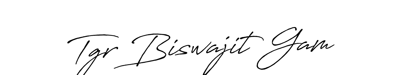 Make a beautiful signature design for name Tgr Biswajit Gam. Use this online signature maker to create a handwritten signature for free. Tgr Biswajit Gam signature style 7 images and pictures png
