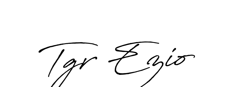 You should practise on your own different ways (Antro_Vectra_Bolder) to write your name (Tgr Ezio) in signature. don't let someone else do it for you. Tgr Ezio signature style 7 images and pictures png