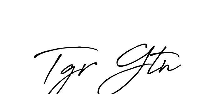 Design your own signature with our free online signature maker. With this signature software, you can create a handwritten (Antro_Vectra_Bolder) signature for name Tgr Gtn. Tgr Gtn signature style 7 images and pictures png