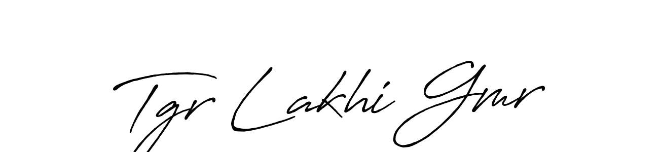Make a short Tgr Lakhi Gmr signature style. Manage your documents anywhere anytime using Antro_Vectra_Bolder. Create and add eSignatures, submit forms, share and send files easily. Tgr Lakhi Gmr signature style 7 images and pictures png