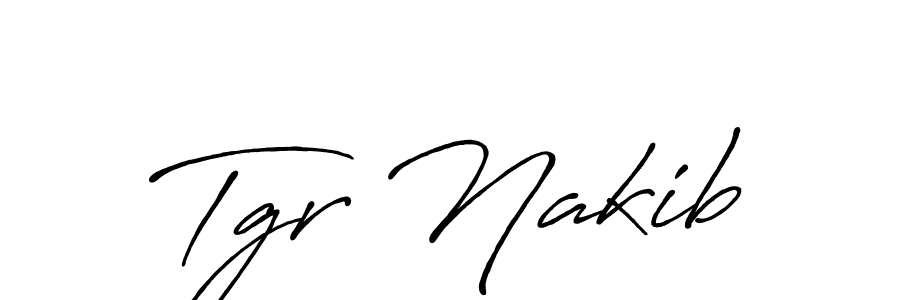 How to Draw Tgr Nakib signature style? Antro_Vectra_Bolder is a latest design signature styles for name Tgr Nakib. Tgr Nakib signature style 7 images and pictures png
