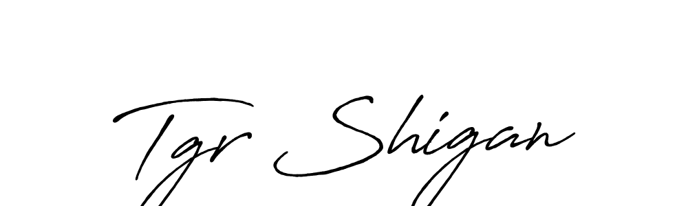 See photos of Tgr Shigan official signature by Spectra . Check more albums & portfolios. Read reviews & check more about Antro_Vectra_Bolder font. Tgr Shigan signature style 7 images and pictures png